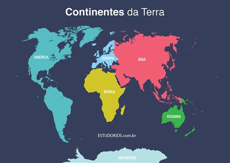 quais sao os 6 continentes do planeta
